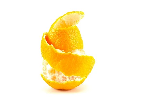 Mandarin or tangerine with peel — Stock Photo, Image