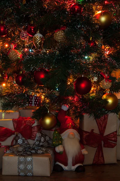 Luci dell'albero di Natale — Foto Stock