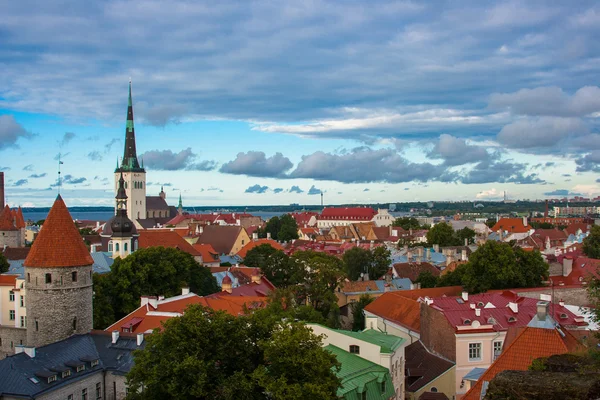 Tallinn eski kasaba görünümü — Stok fotoğraf