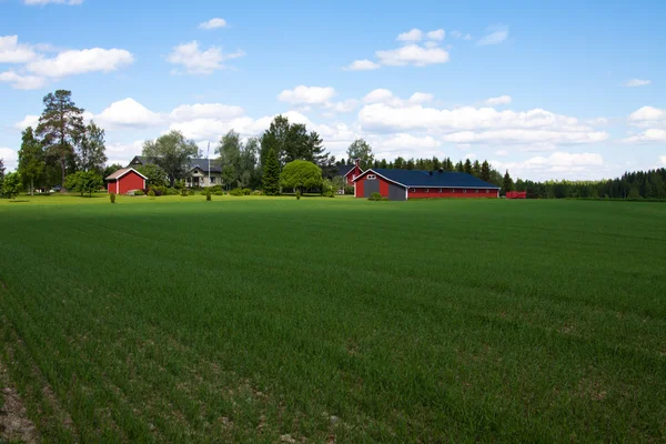 Finland boerderij — Stockfoto
