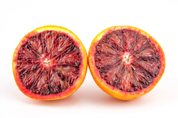 Slices of red blood oranges — Stock Photo, Image