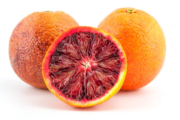 Slices of red blood oranges — Stock Photo, Image