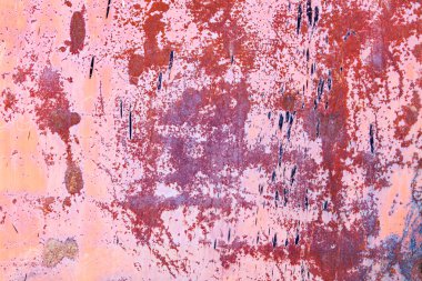 paslı eski Turuncu pembe metalik demir amaç