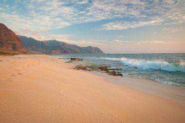 Hawaii muhteşem renkli plaj