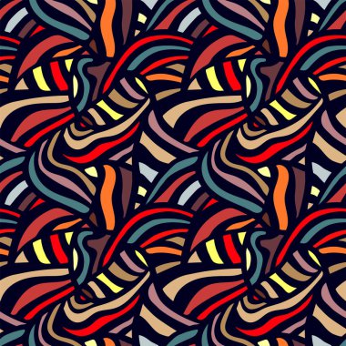 Soyut kesintisiz geometrik desen vektör çizim