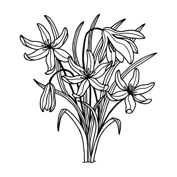 Ilustração Vetorial Fundo Floral —  Vetores de Stock