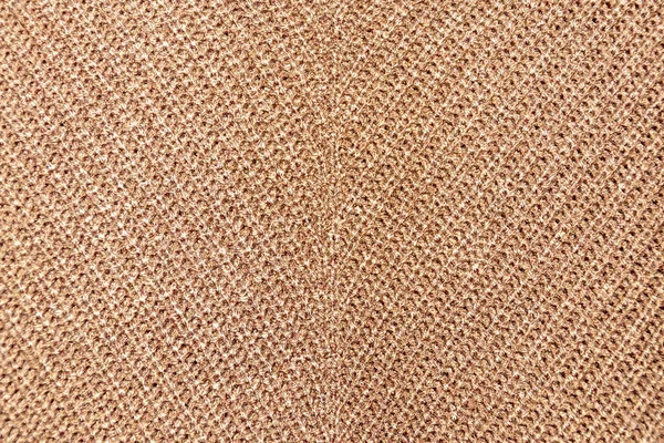 Texture Carpet Knitted Brown Fabric Close — Stock Photo, Image