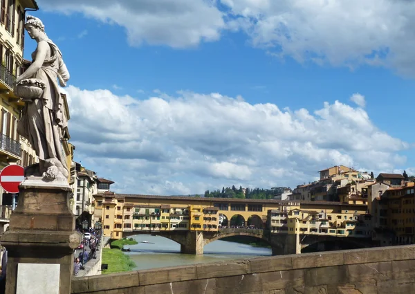 Ponte Vecchio, Florencie, Itálie — Stock fotografie