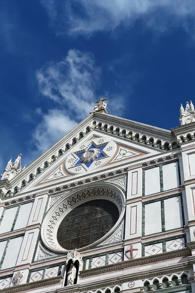 Florence, detail of the church of Santa Croce — Stock Photo, Image