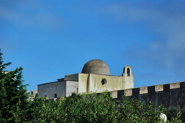 Italia, Campania, construită în interiorul castelului aragonez Baia — Fotografie, imagine de stoc