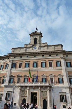 Montecitorio palace, Roma, İtalya