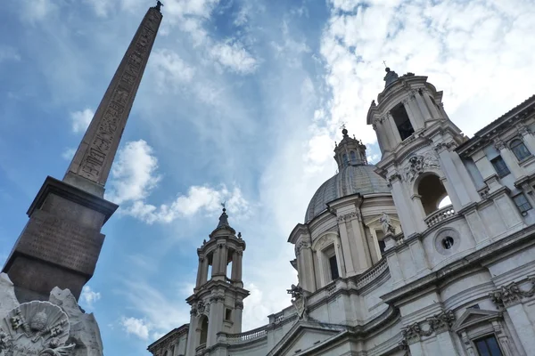 Italia, Rooma, Piazza Navona — kuvapankkivalokuva