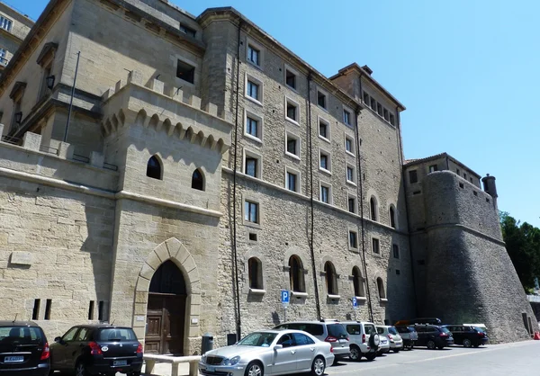 Ancient walls of San Marino — Stock Photo, Image