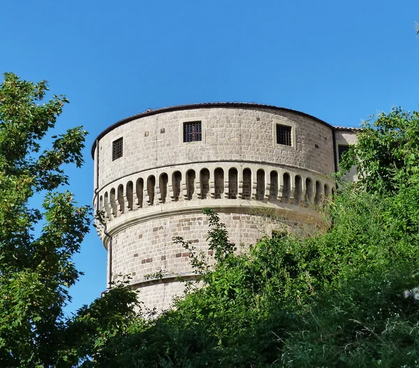 San leo pevnost, emilia romagna, Itálie — Stock fotografie