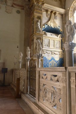 iç tempio malatestiano, katedral, rimini, emilia romagna, İtalya