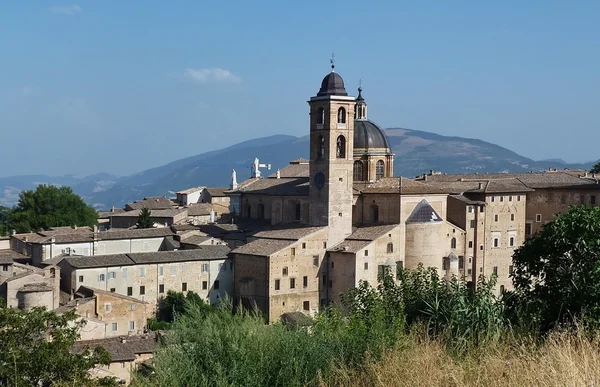 Weergave van centrum van urbino, marche, Italië — Stockfoto