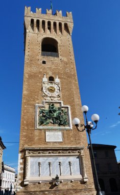 Civic Tower, Recanati, Marche, Italy clipart