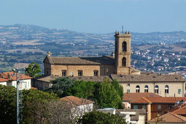 Vista de Recanati, Marcas, Italia — Foto de Stock