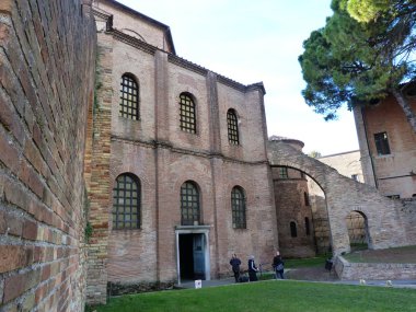 Dış basilica san vitale Ravenna, İtalya