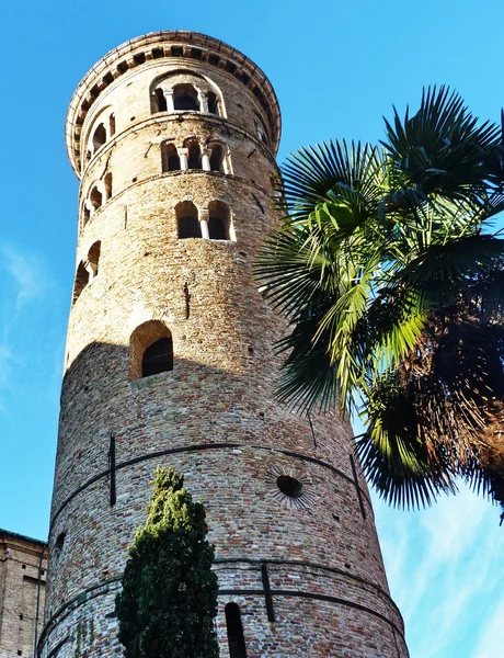 İtalya, ravenna, katedral çan kulesi — Stok fotoğraf