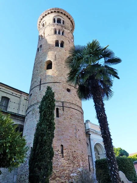 Italy, Ravenna, the cathedral bell tower — Stock Photo, Image