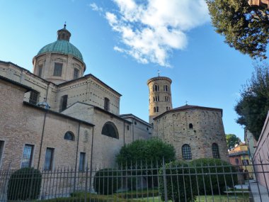 Ravenna, İtalya, katedral ve neonian vaftizhane