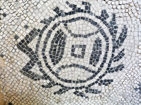 Italia Rávena, mosaico en el palacio del rey Teodorico —  Fotos de Stock