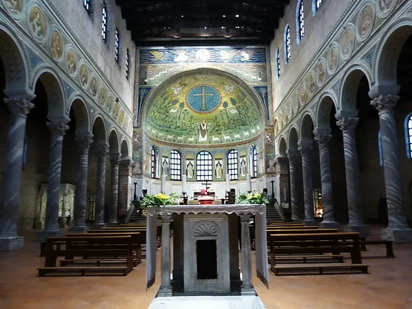 sant'apollinare classe, ravenna, Romagna, İtalya Kilise'nin iç