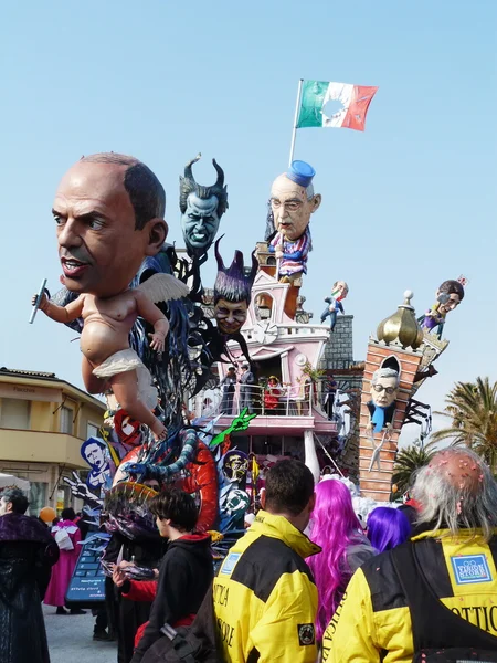 Karneval Viareggio, Itálie — ストック写真