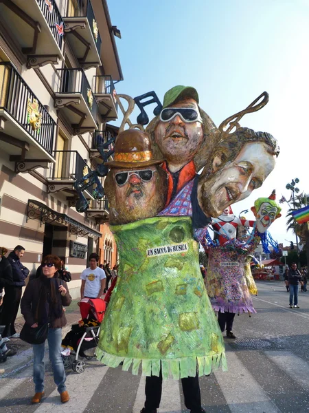 Viareggio karnaval, İtalya — Stok fotoğraf