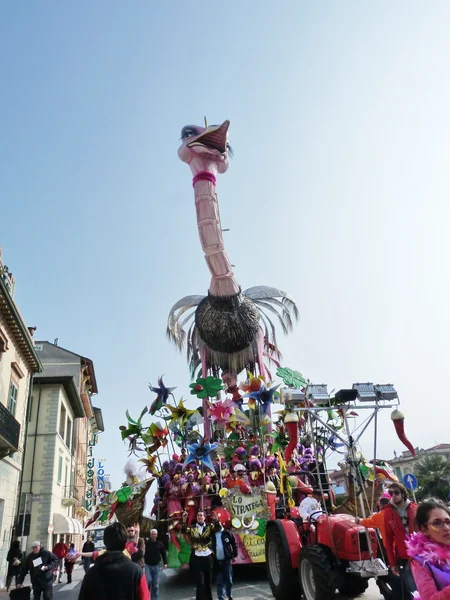 Viareggio karneval, Italien — Stockfoto