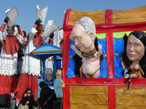 Viareggio carnival, Italy — Stock Photo, Image