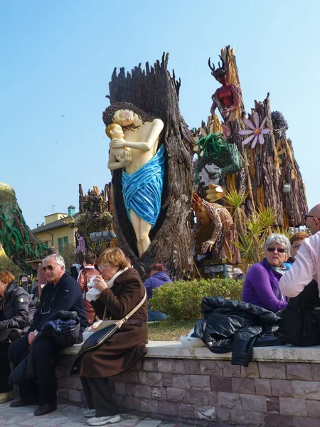 Viareggio karnaval, İtalya — Stok fotoğraf