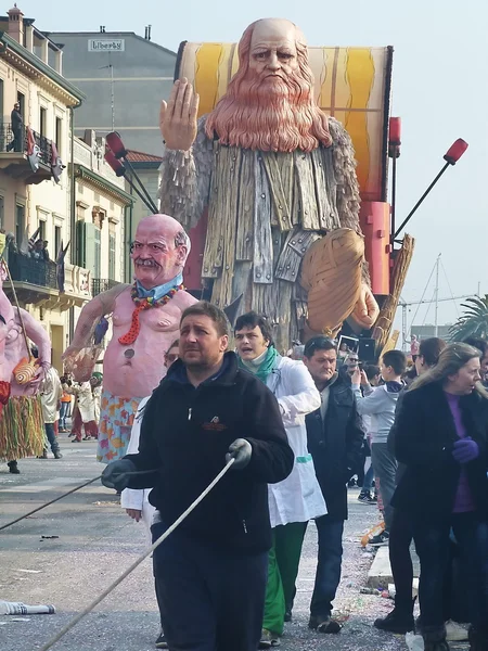 Karneval Viareggio, Itálie — ストック写真