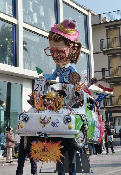 Viareggio karneval, Italien — Stockfoto