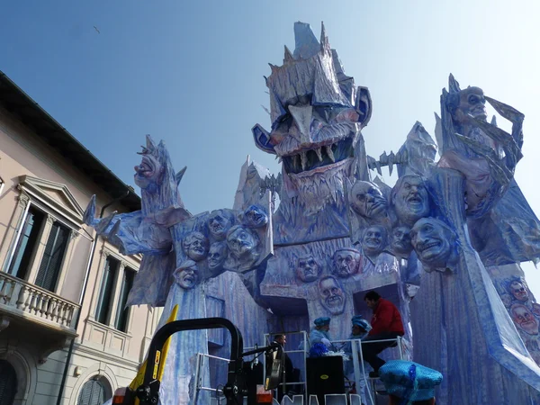 Viareggio karnaval, İtalya — Stok fotoğraf