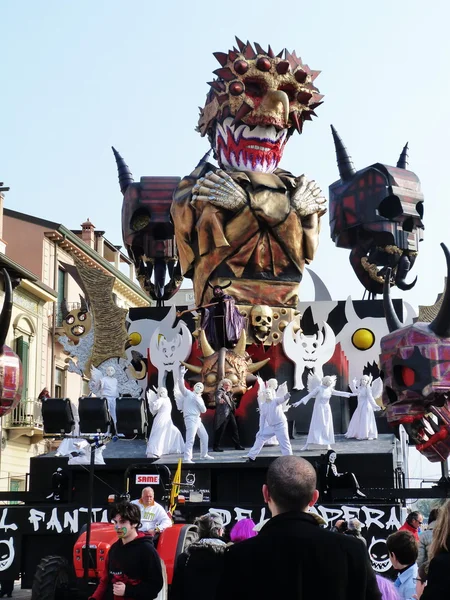 Karneval Viareggio, Itálie — ストック写真