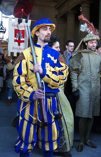 Cavalcade of the magi, florence, Italië — Stockfoto