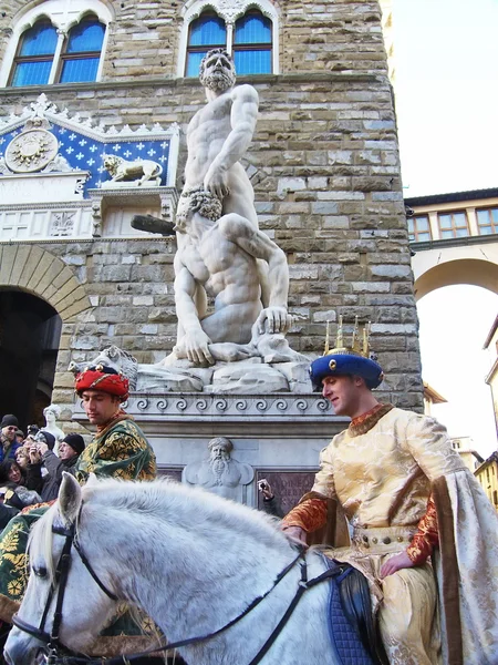 Cavalgada dos Magos, Florença, Itália — Fotografia de Stock