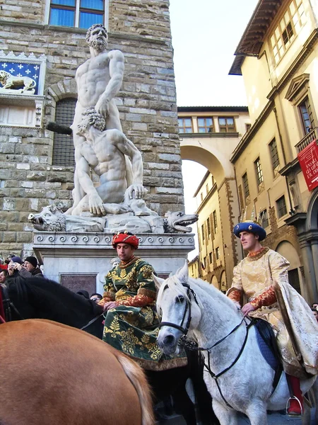 Kavalkade der Könige, Florenz, Italien — Stockfoto