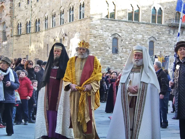 Cavalcade of the Magi, Florence, Italy — Stock Photo, Image