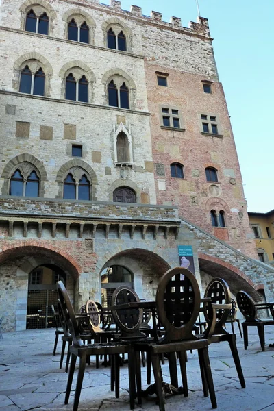 Palazzo pretorio, prato, toskana, italien — Stockfoto