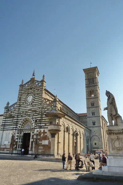 Piazza del Duomo, Prato, Tuscany, Italy — Stock Photo, Image