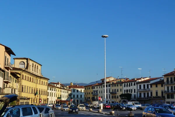 Mercatale square, Prato, Toscana, Itália — Fotografia de Stock