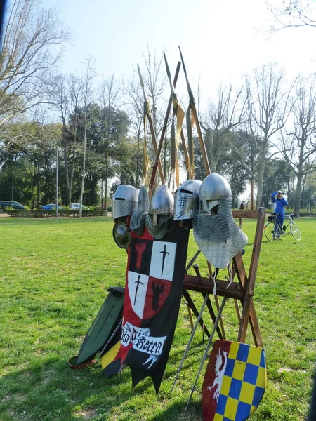 Carnasciale spiele, florenz, italien — Stockfoto