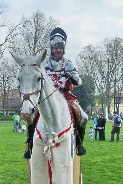 Carnasciale gry, Florencja, Włochy — Zdjęcie stockowe