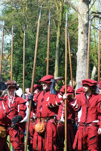 Carnasciale jogos, Florença, Itália — Fotografia de Stock