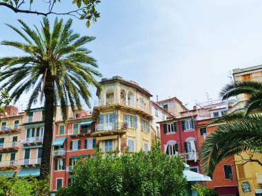 Streets of Lerici, Liguria, Italia clipart