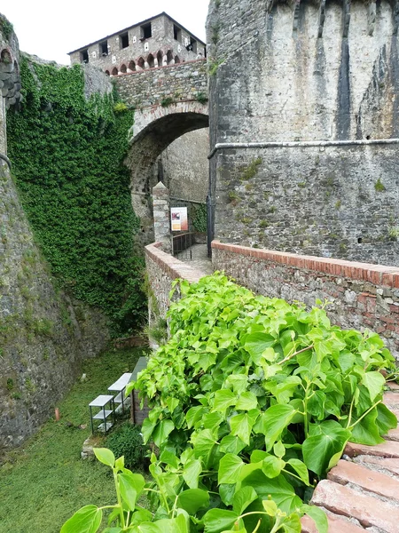 Twierdza sarzanella, liguria, Włochy — Zdjęcie stockowe