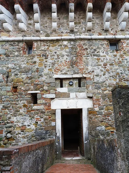 Festung von sarzanella, ligurien, italien — Stockfoto